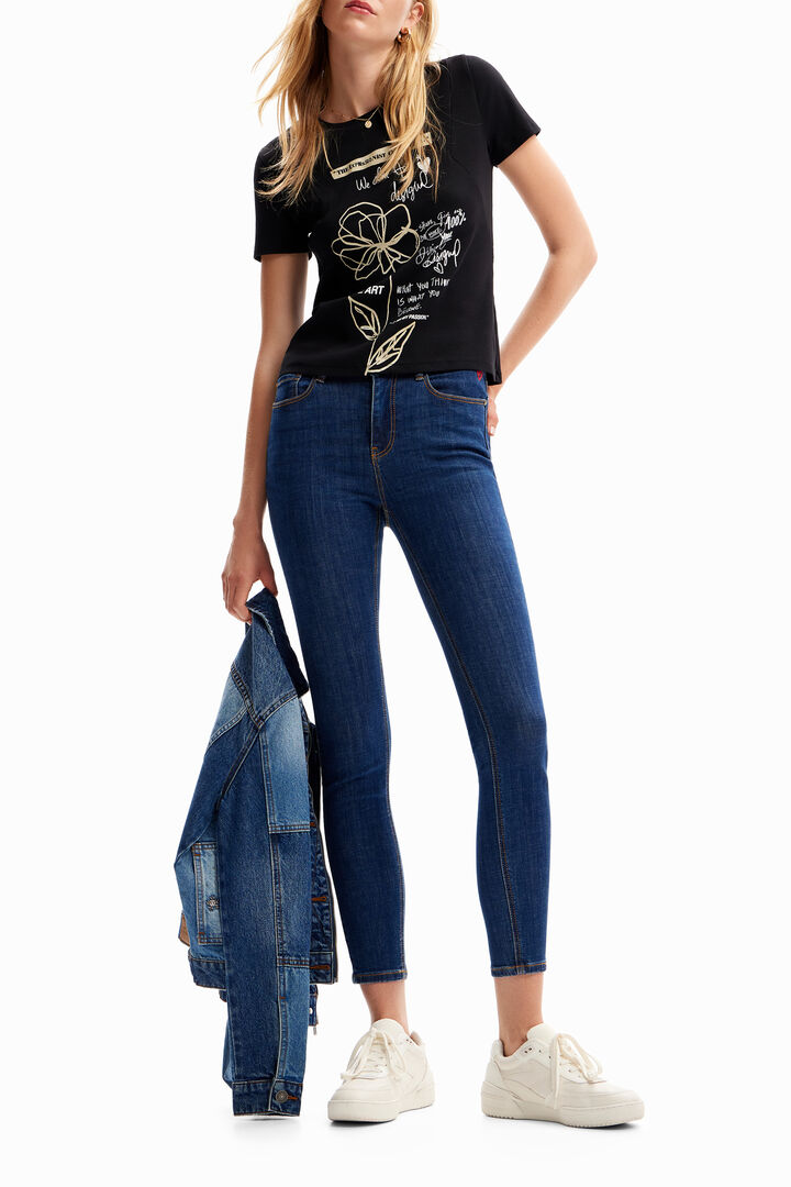 Flower message T-shirt | Desigual