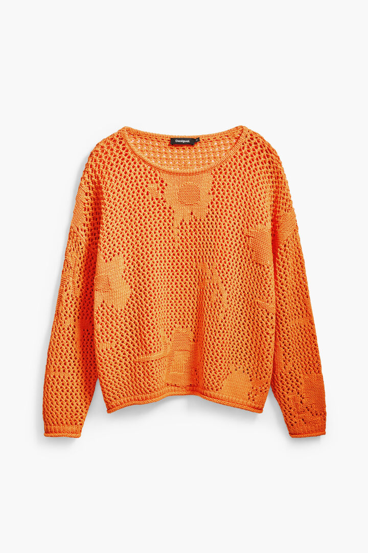 Fluid openwork sweater | Desigual