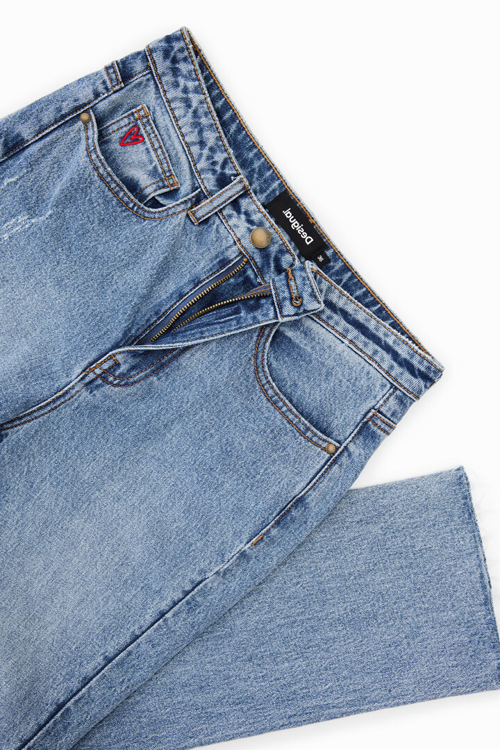 Straight cropped jeans | Desigual