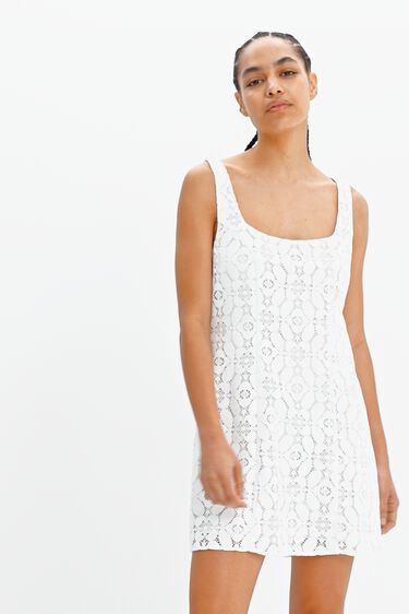 Short lace dress | Desigual