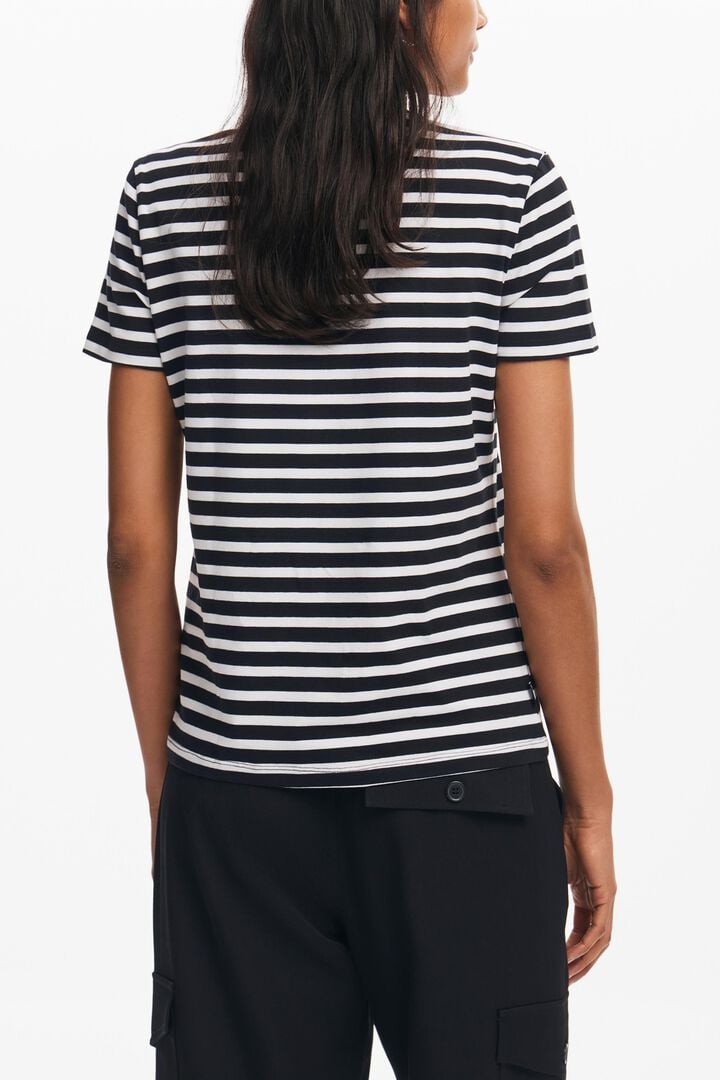 Striped heart T-shirt | Desigual