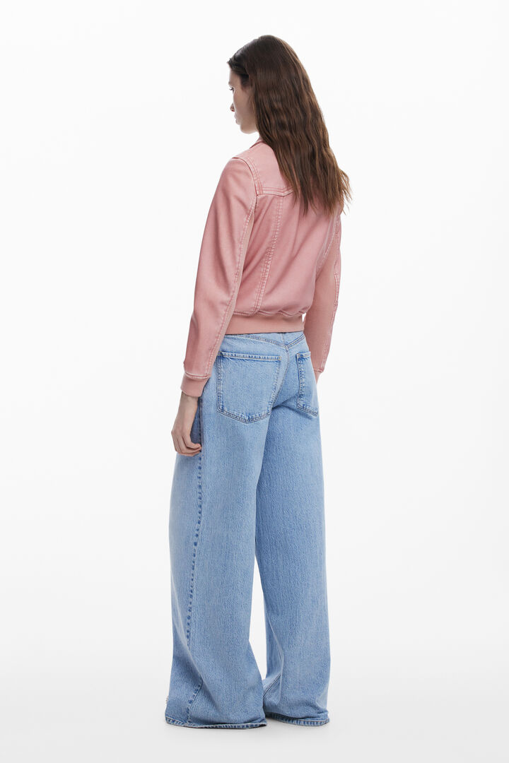 Biker bunda s efektom kože | Desigual
