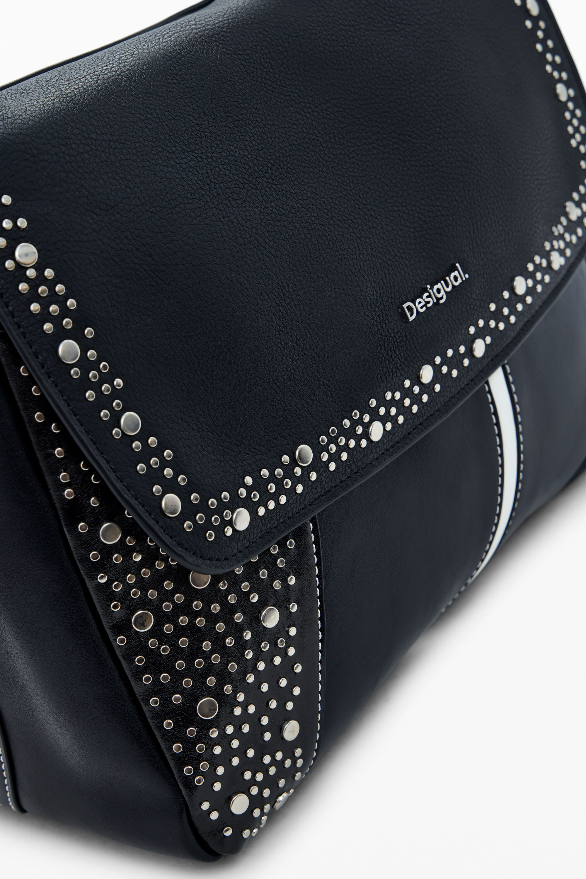 Desigual Studded M Bag In Black