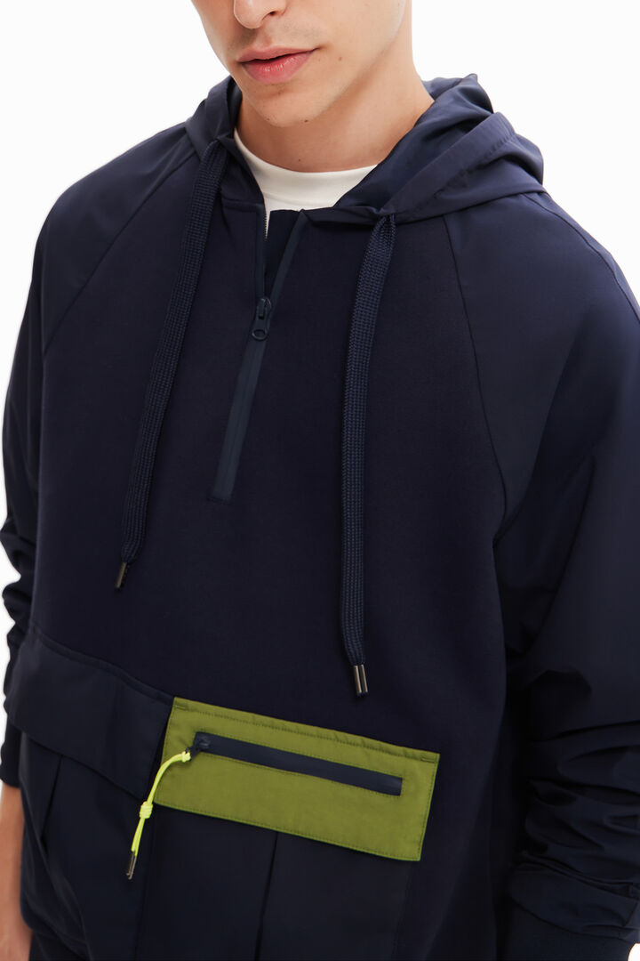 Technical hybrid sweatshirt | Desigual