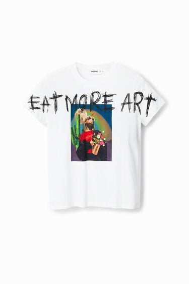 “Eat More Art” arty T-shirt | Desigual