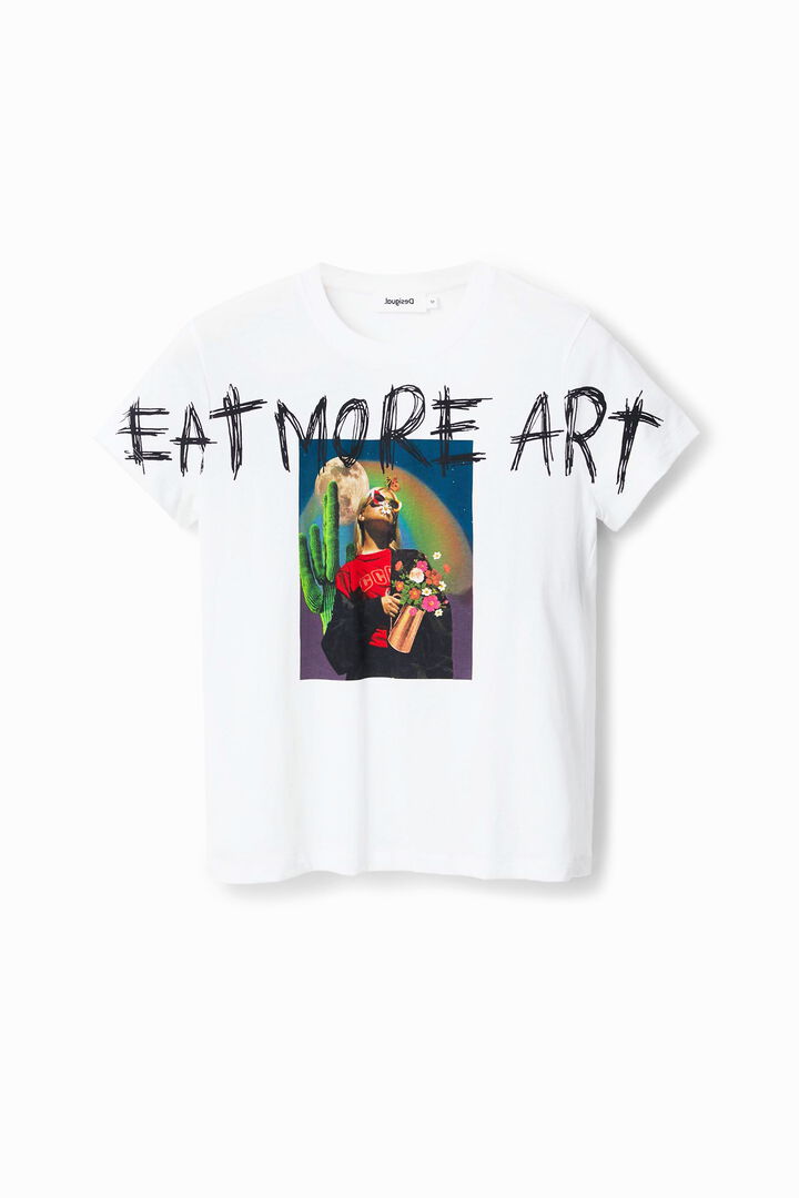 “Eat More Art” arty T-shirt