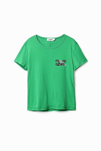 Collage message T-shirt
