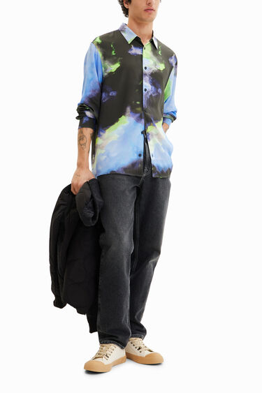 Flowing long-sleeve shirt | Desigual