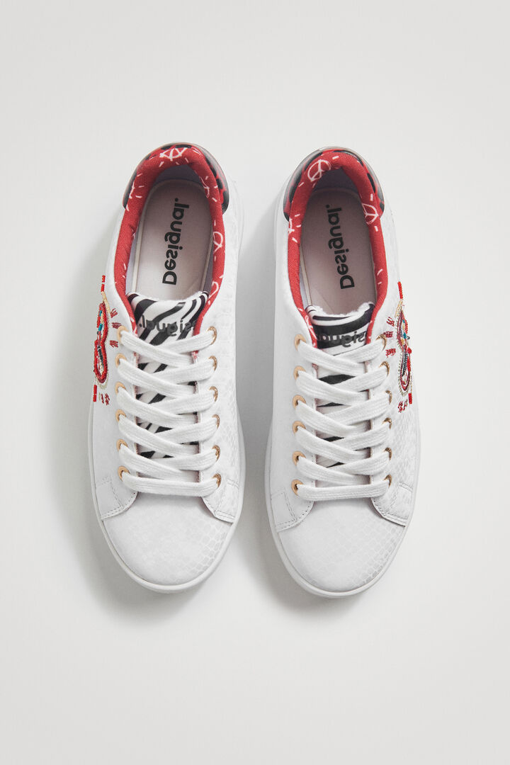 Classic embroidered sneakers | Desigual