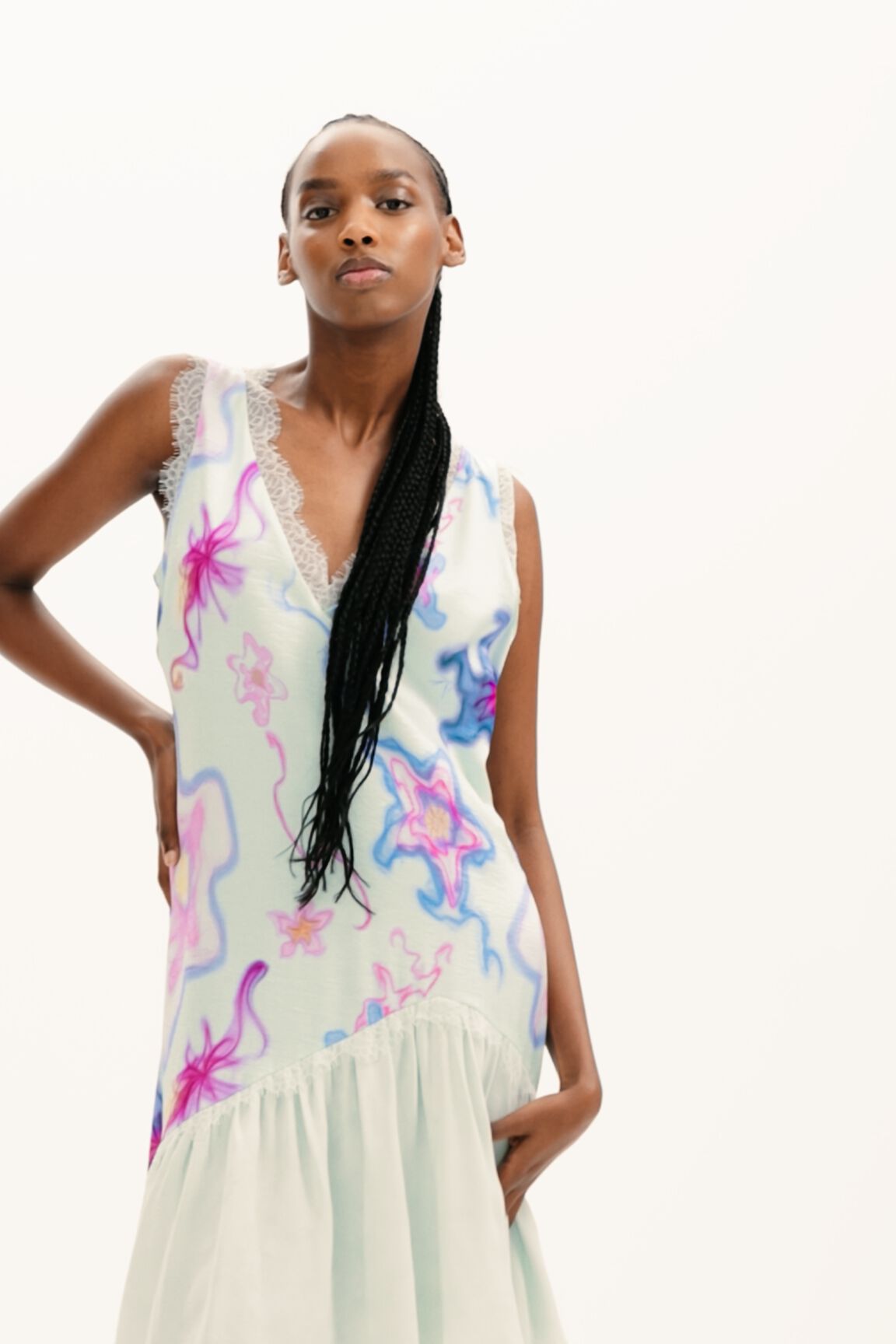 Collina Strada green fairy dress women's | Desigual.com