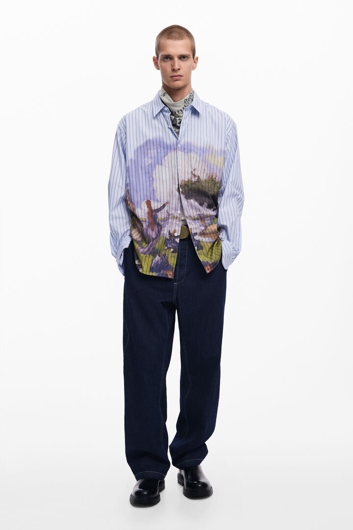 Camisa com estampa de paisagem | Desigual