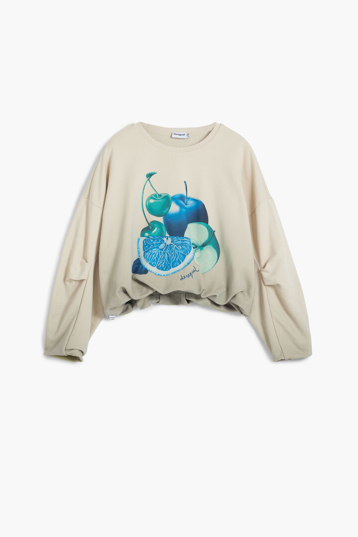 フルーツ柄のバルーンスウェット | Desigual