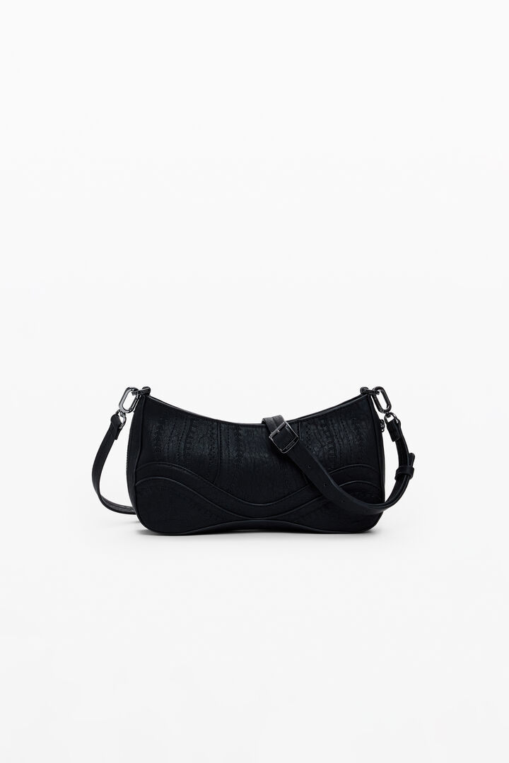 Bolso efecto piel bordados pequeño | Desigual