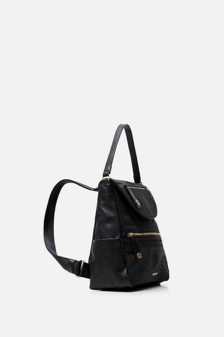Mochila mediana silueta trapecio | Desigual