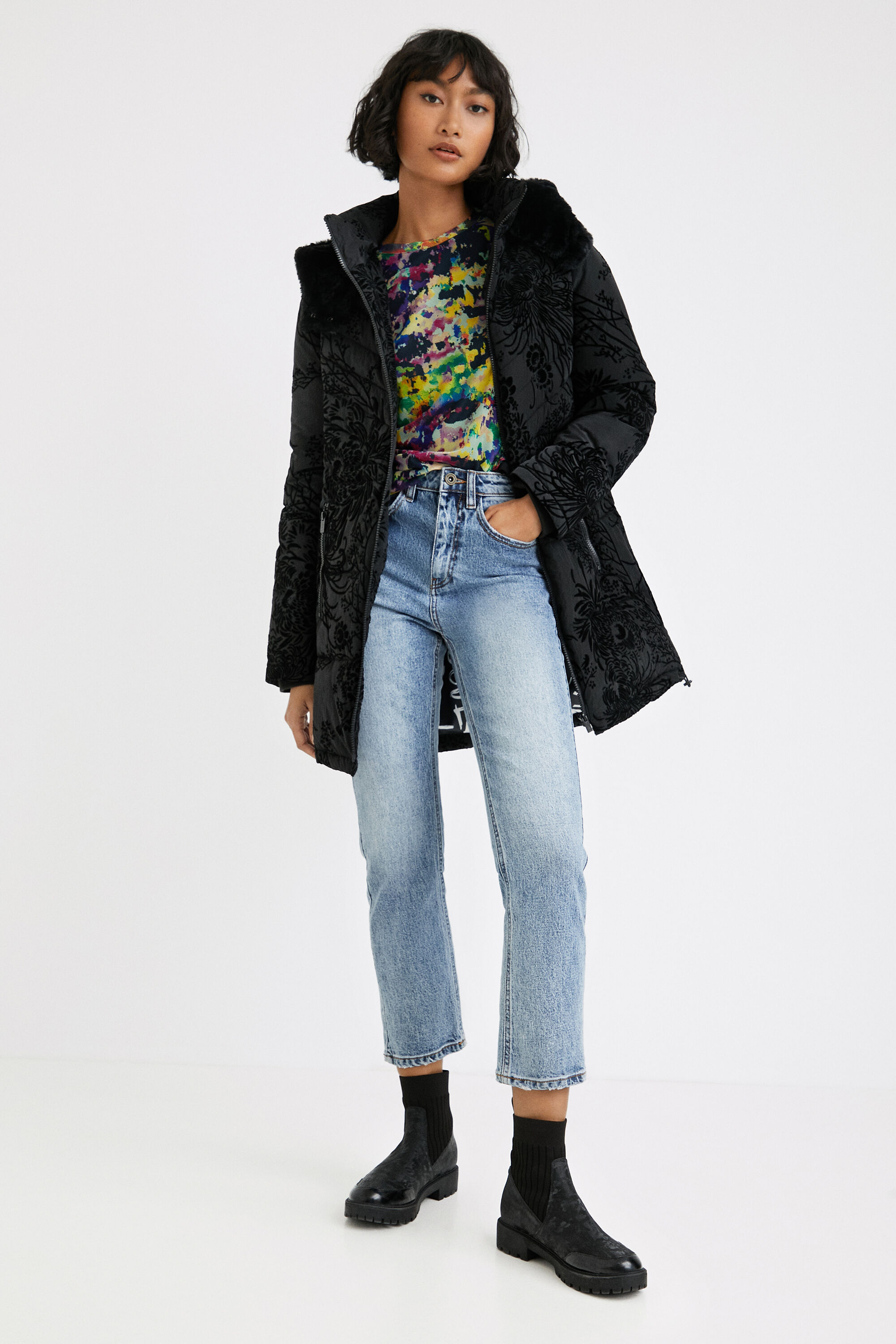 topshop marla slouch coat