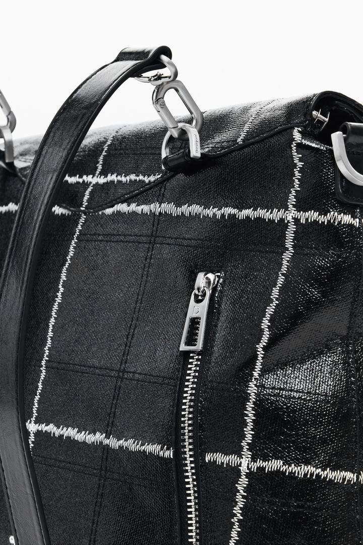 Zaino a quadri convertibile medio | Desigual