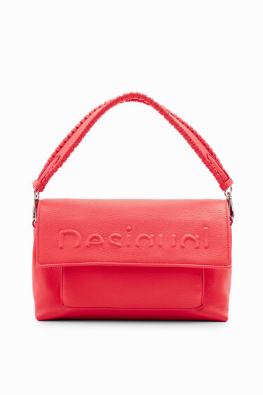 Midsize half-logo crossbody bag | Desigual