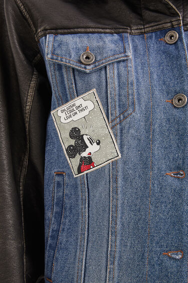 Mickey Mouse hybrid quilted jacket | Desigual