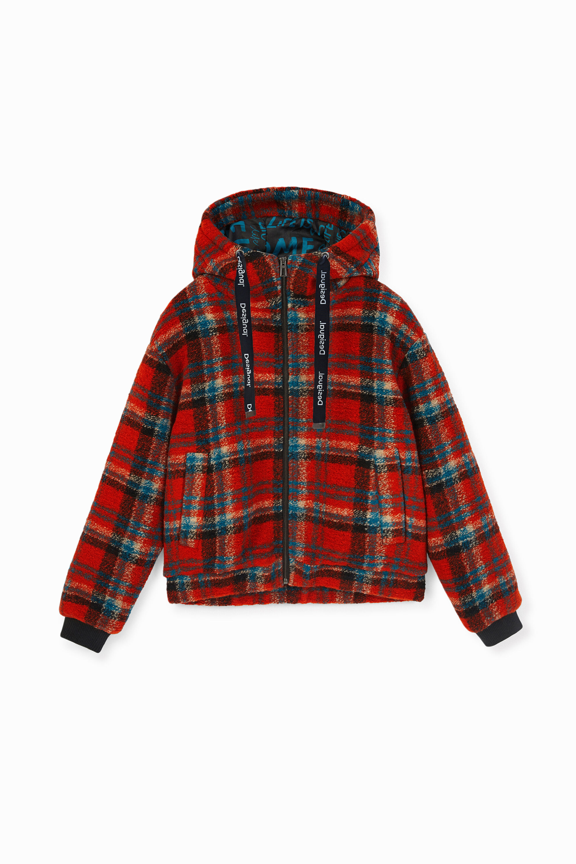 Oversize-Jacke Kapuze