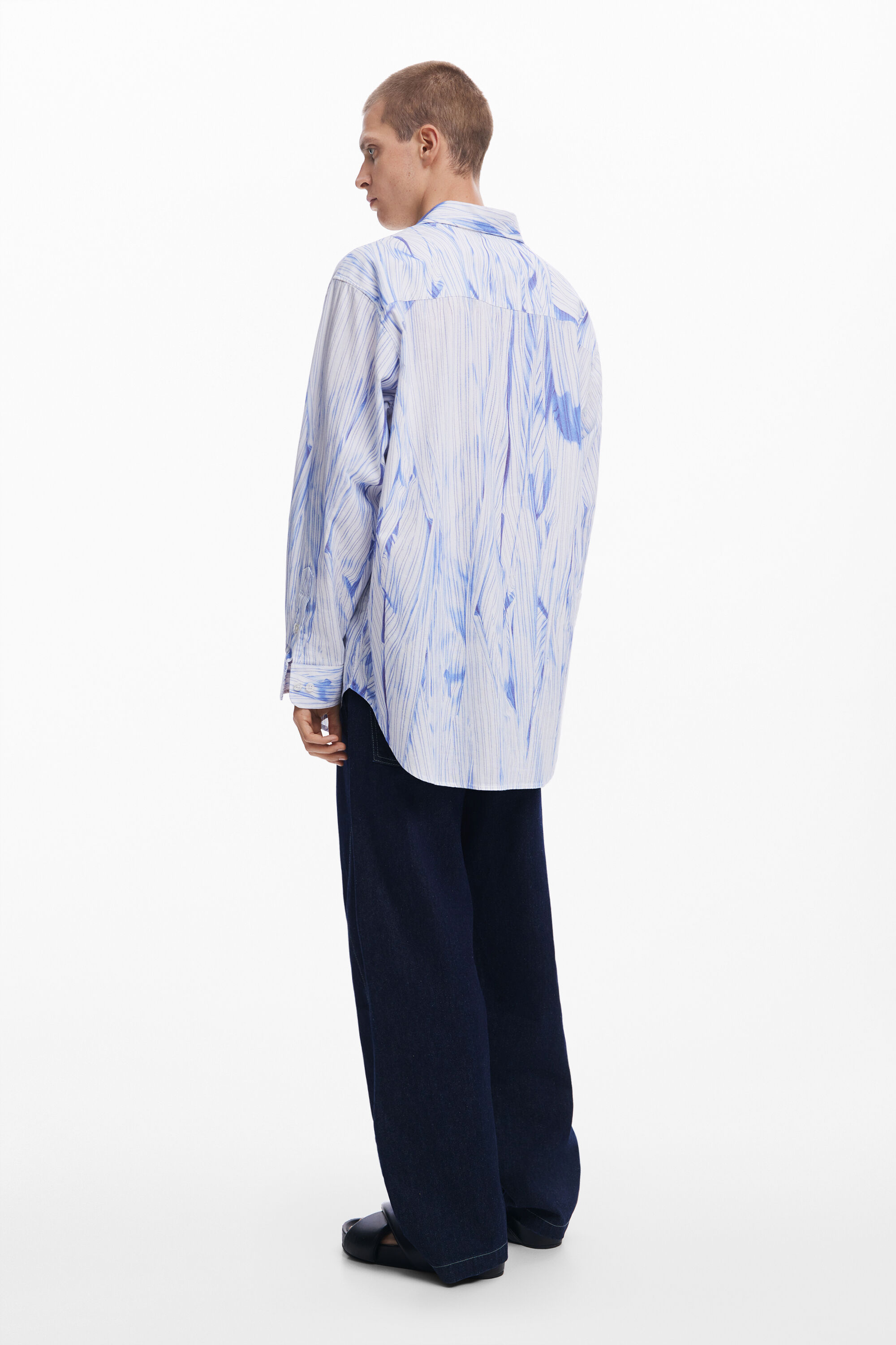 Desigual ストロークシャツ In White