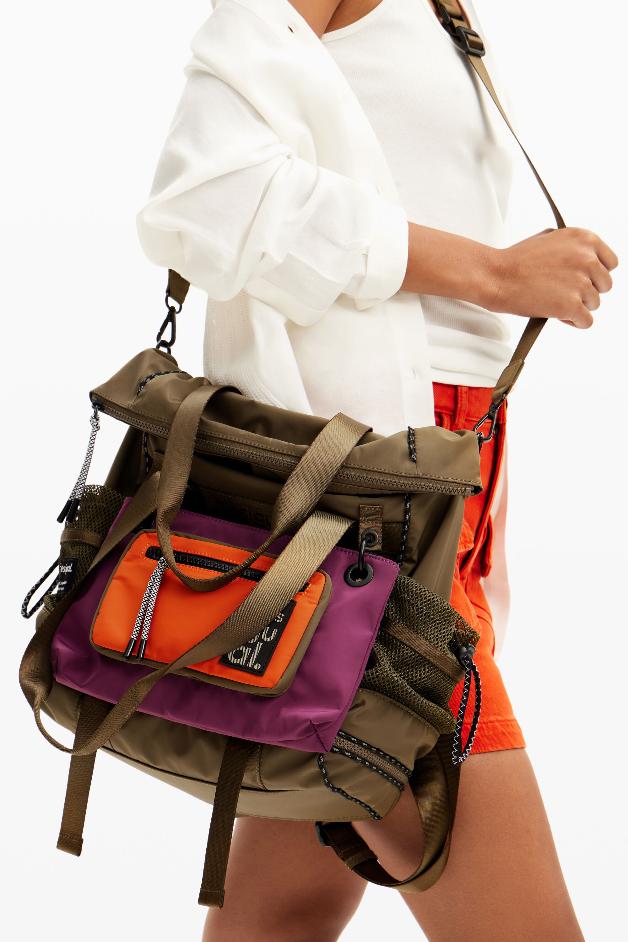 Mochila Voyager XL multiposicion de mujer I Desigual