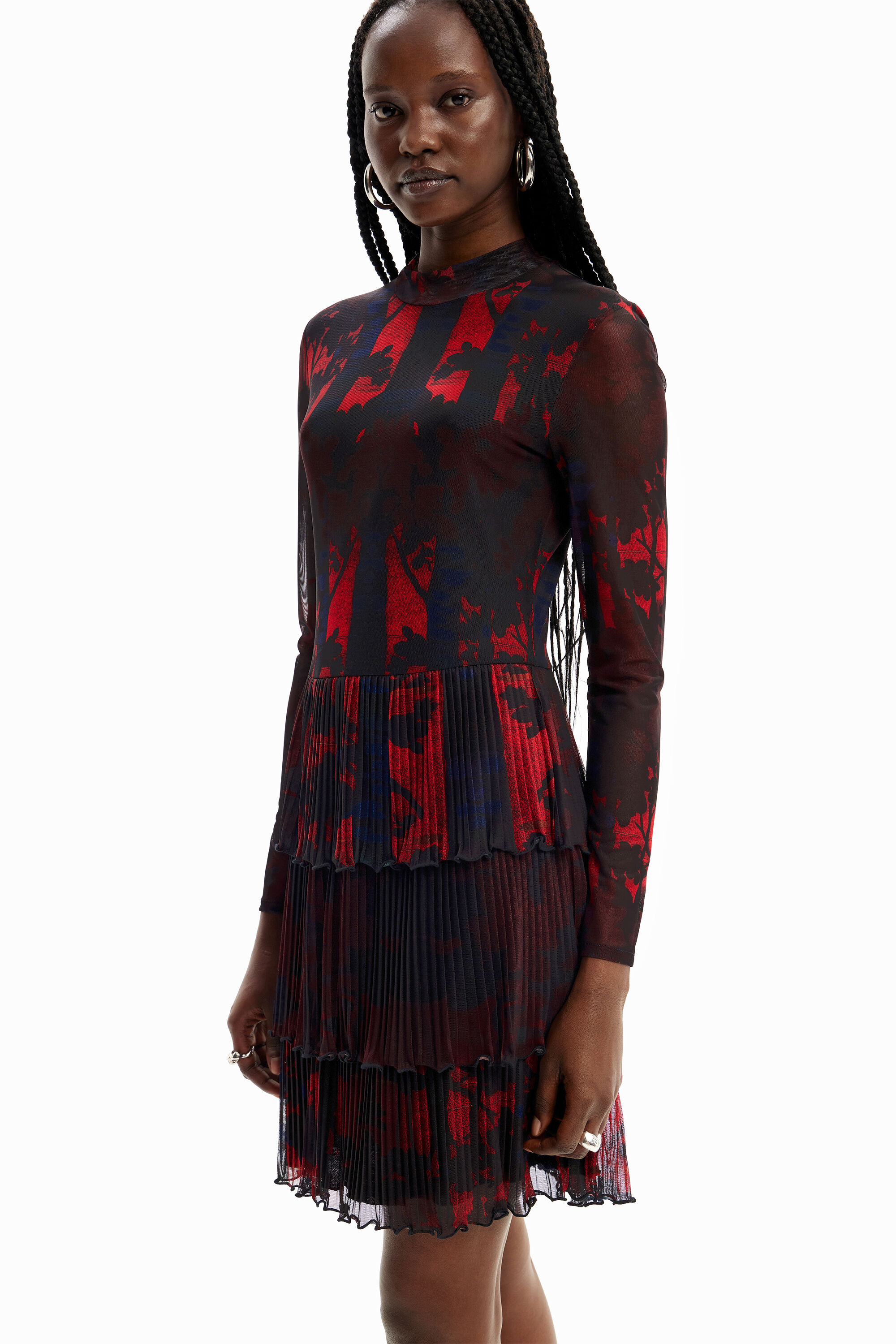 Desigual red dress top