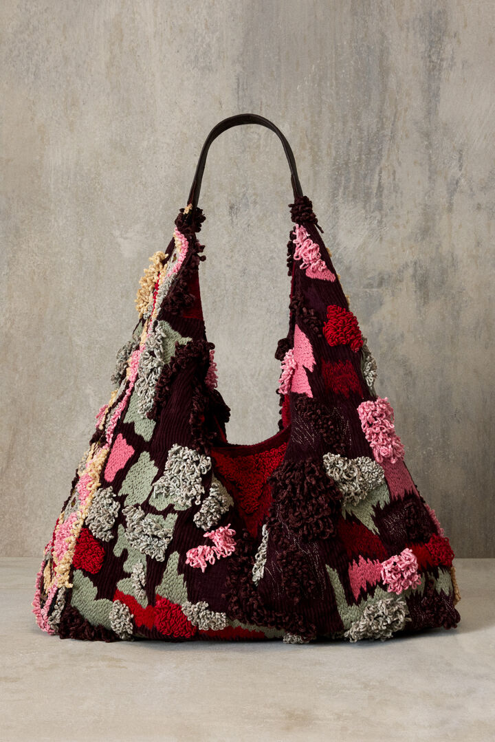 Bolso mediano textura studio