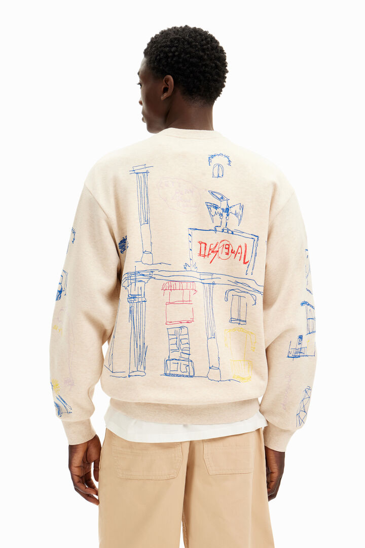 Illustration design sweatshirt | Desigual