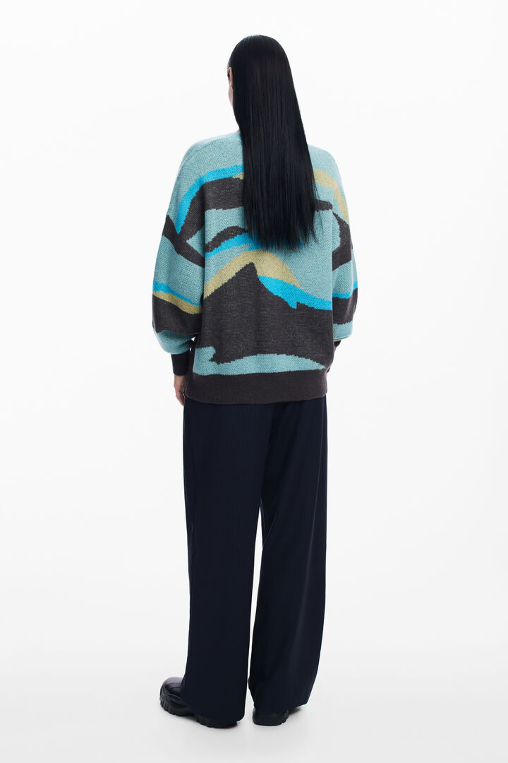 Oversize landscape sweater | Desigual
