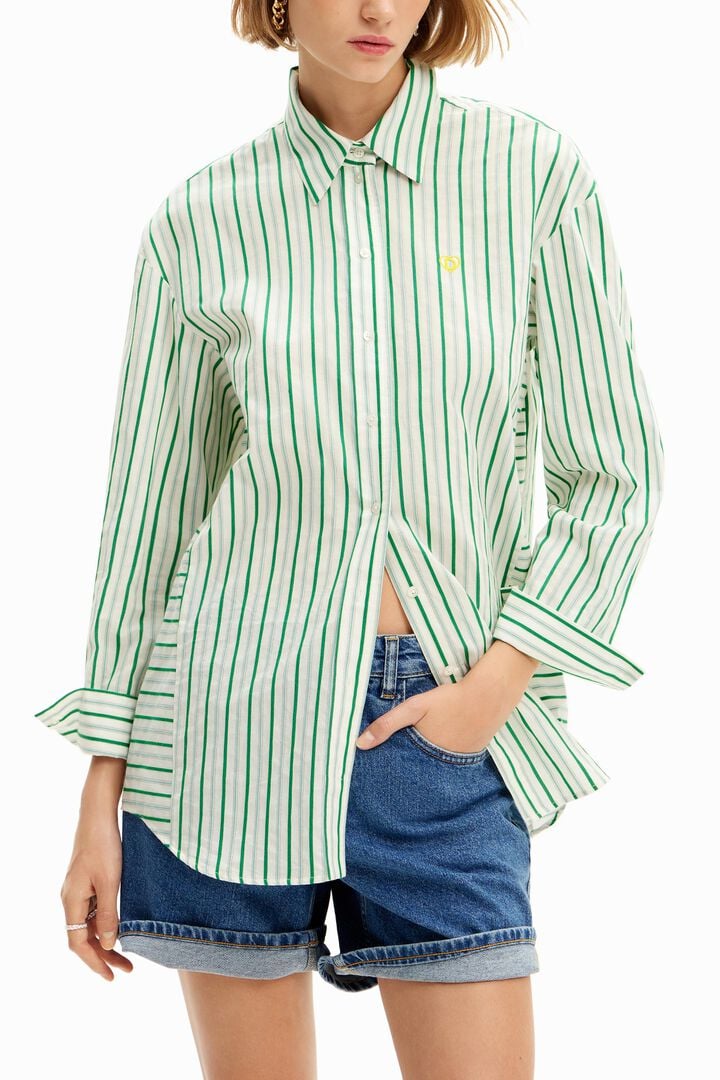Camisa oversize rayas | Desigual