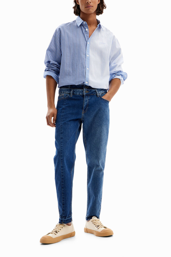 Double-waist carrot jeans | Desigual