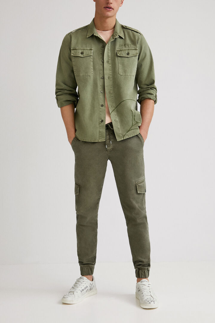 Surchemise militaire coton | Desigual