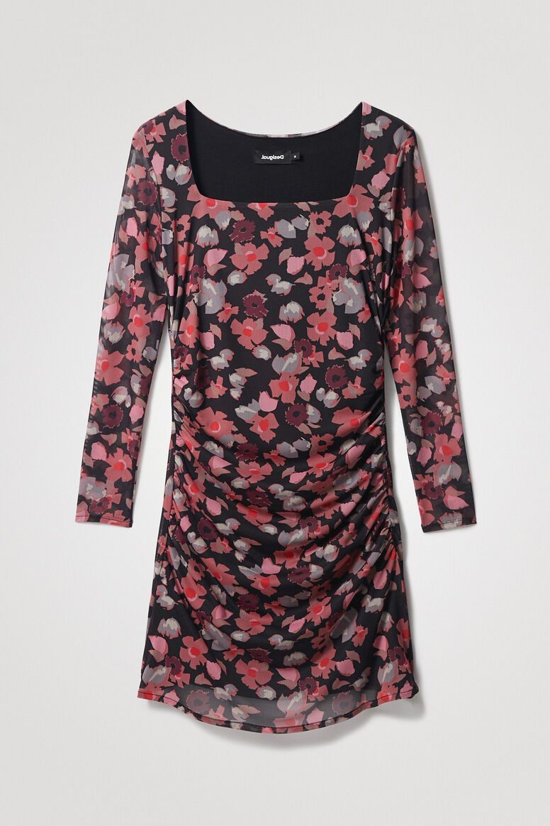Robe slim courte fleurs - DESIGNED BY M. CHRISTIAN LACROIX | Desigual