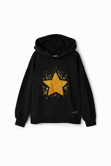Glitter star sweatshirt | Desigual