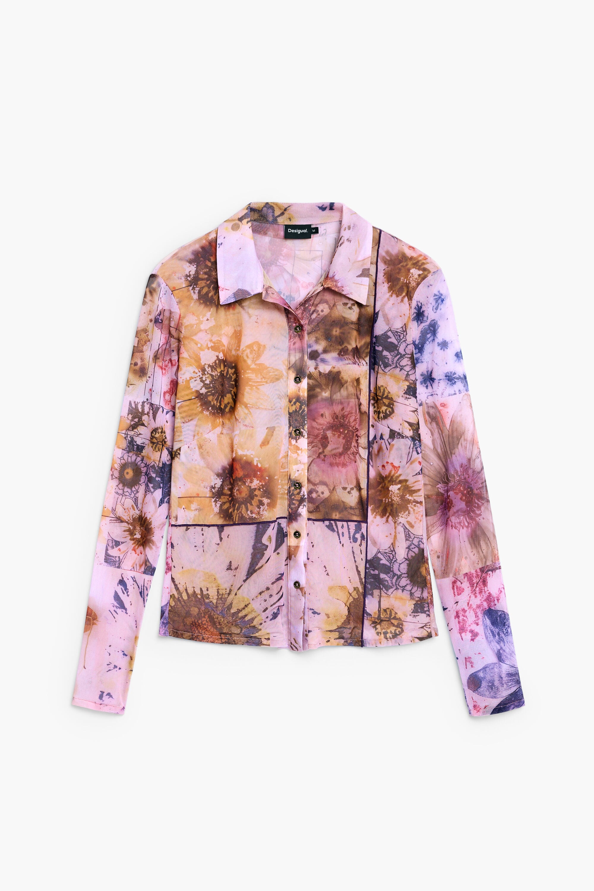 プリント柄長袖シャツ マルチカラー 女性用 I Desigual.com