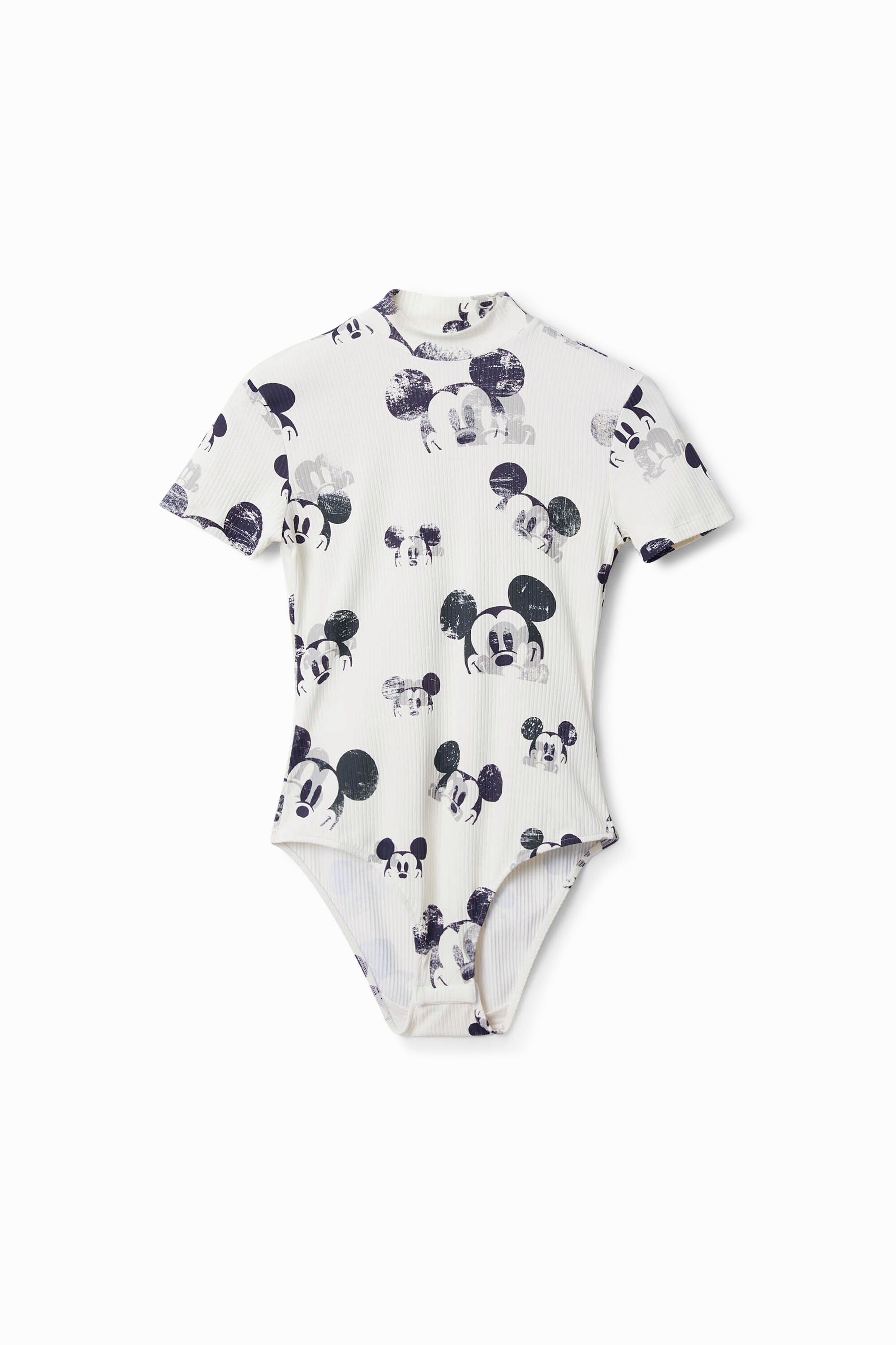 Gemusterter Body Micky Maus