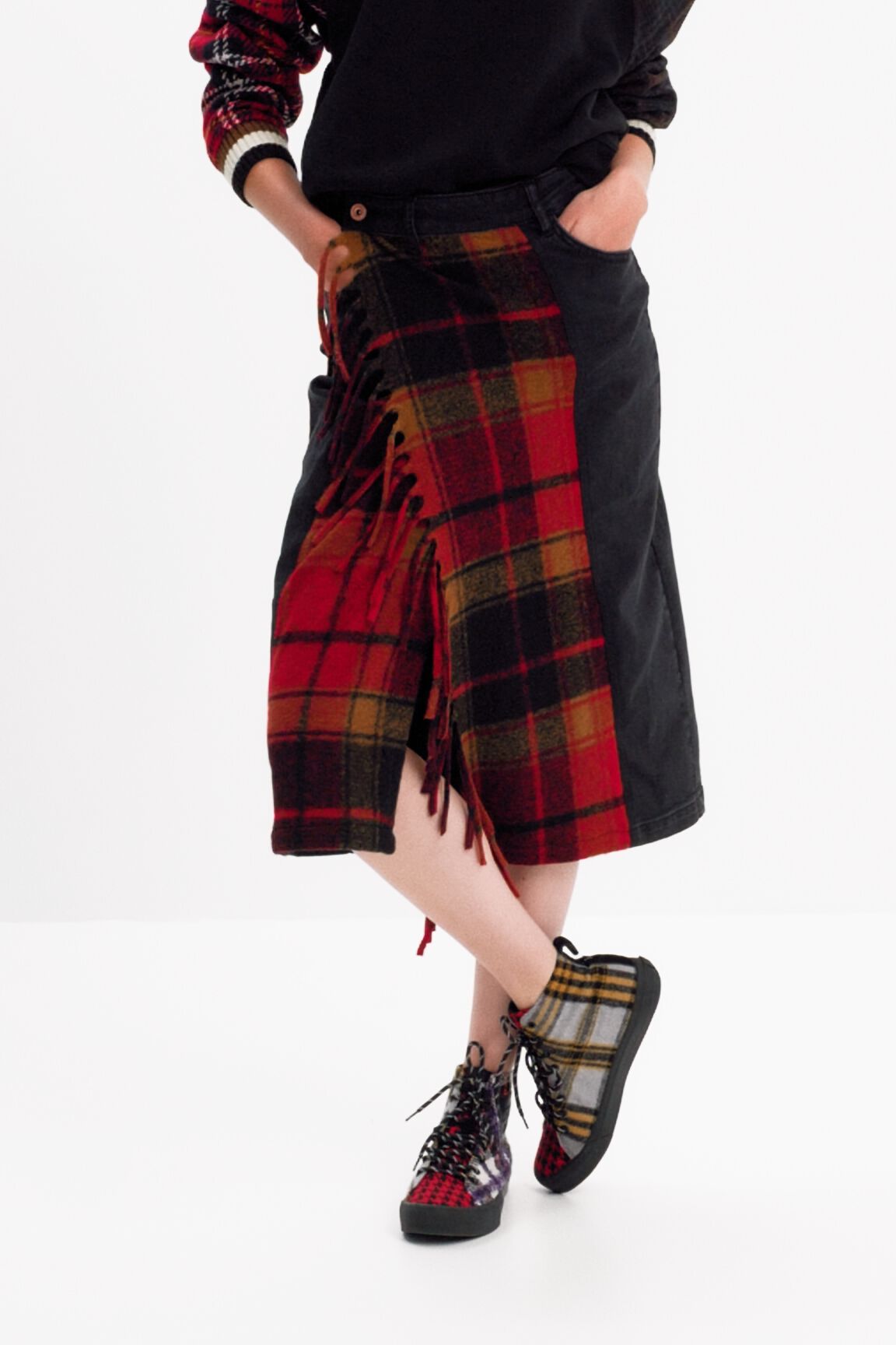 Gonne outlet scozzesi zara
