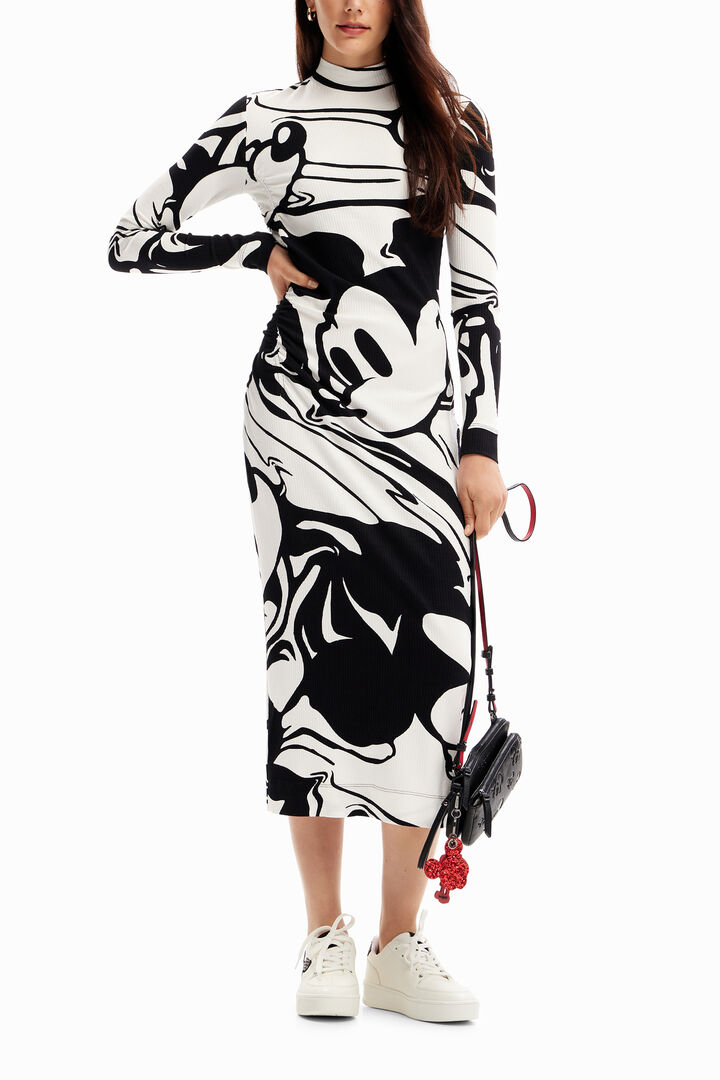 Vestido midi Mickey Mouse | Desigual