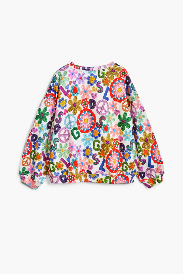 Hippie print sweatshirt | Desigual