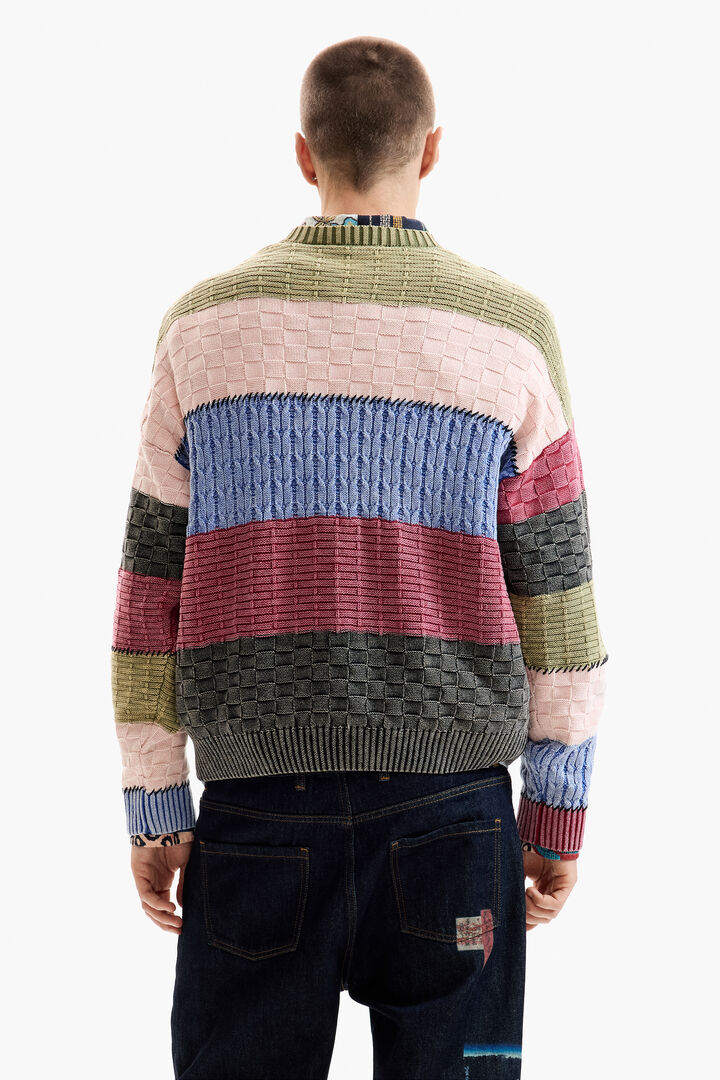 Stitch knit sweater | Desigual