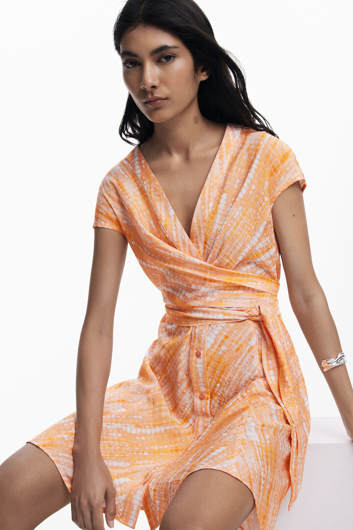 Wrap short dress | Desigual
