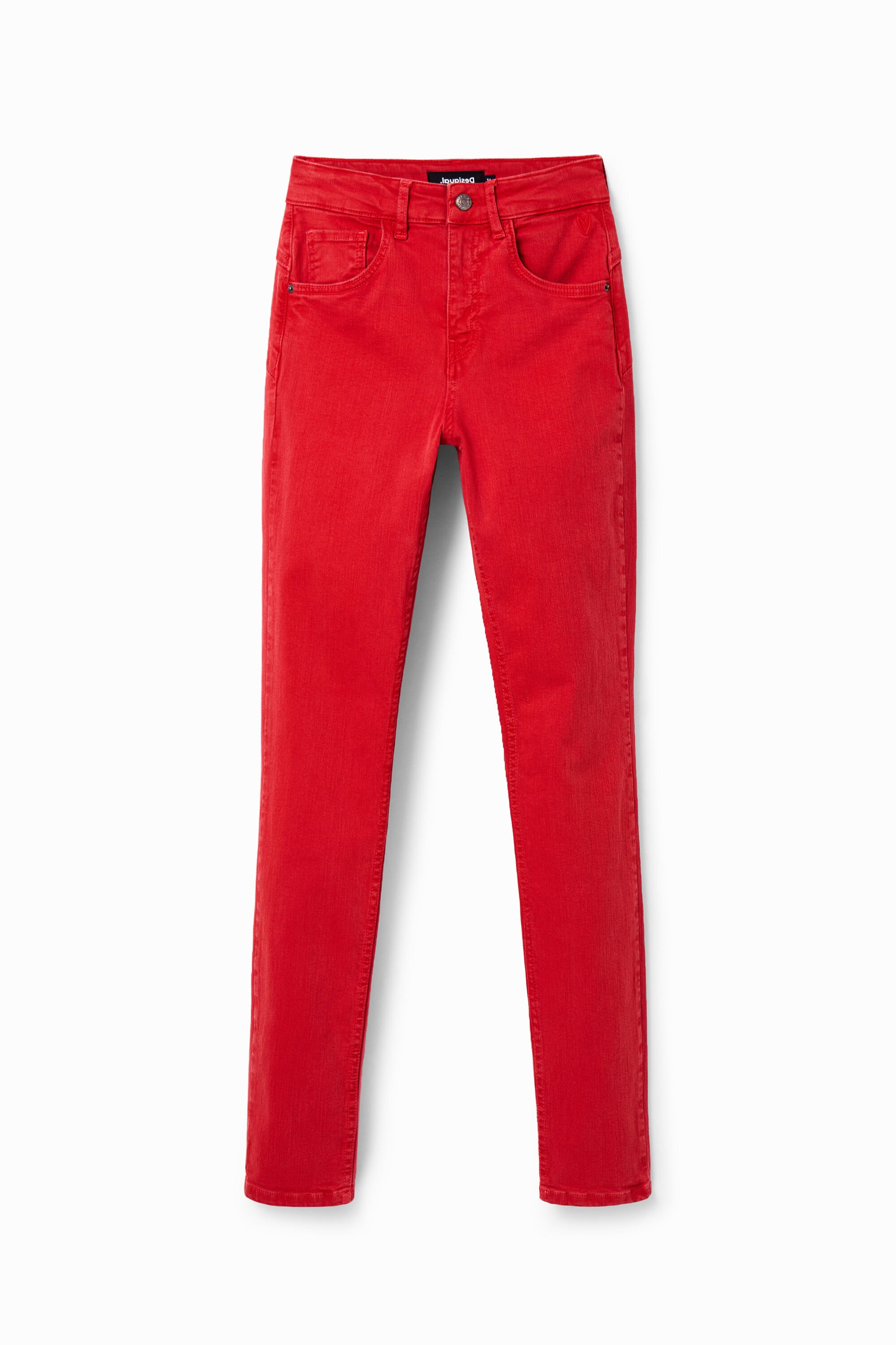 Red skinny pants womens sales