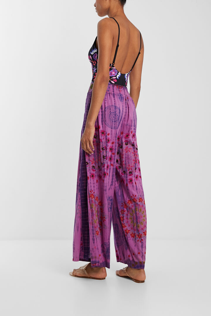 Pantalón palazzo mandala floral | Desigual