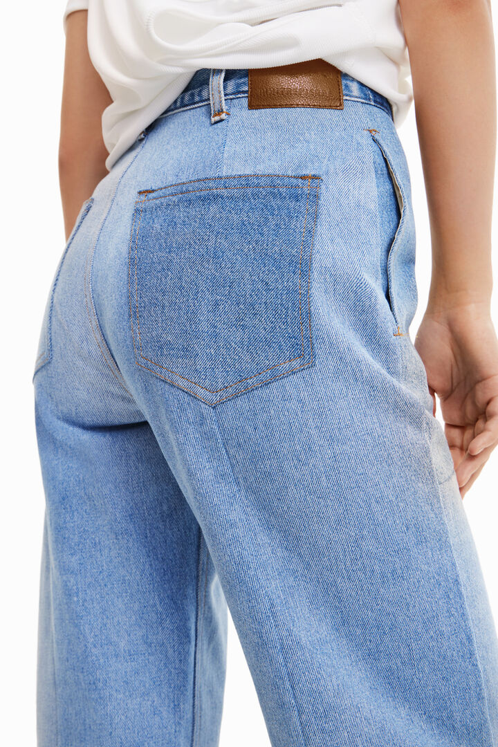 Maitrepierre Wide-leg upcycled jeans | Desigual