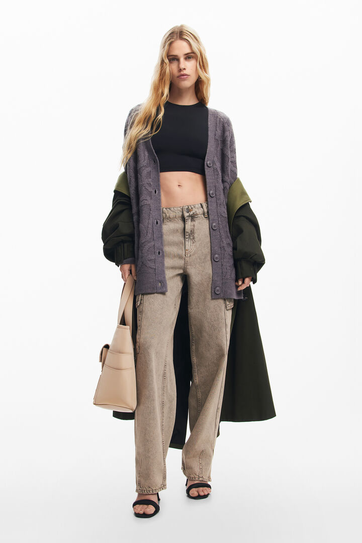 Cárdigan oversize punto | Desigual