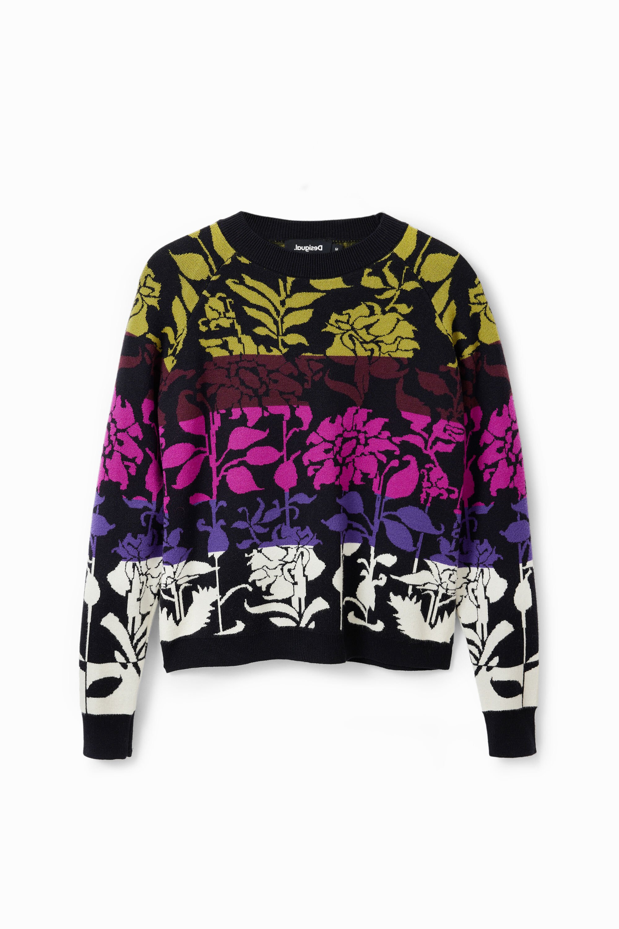 Pullover Jacquard Blumen