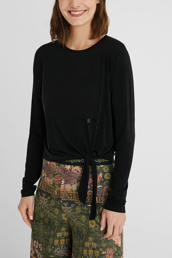 Cupro knot T-shirt | Desigual