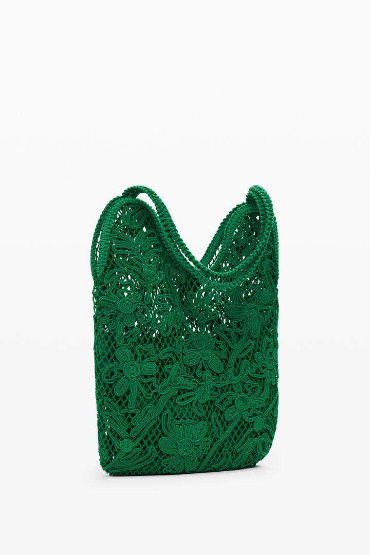 Medium crochet shoulder bag | Desigual