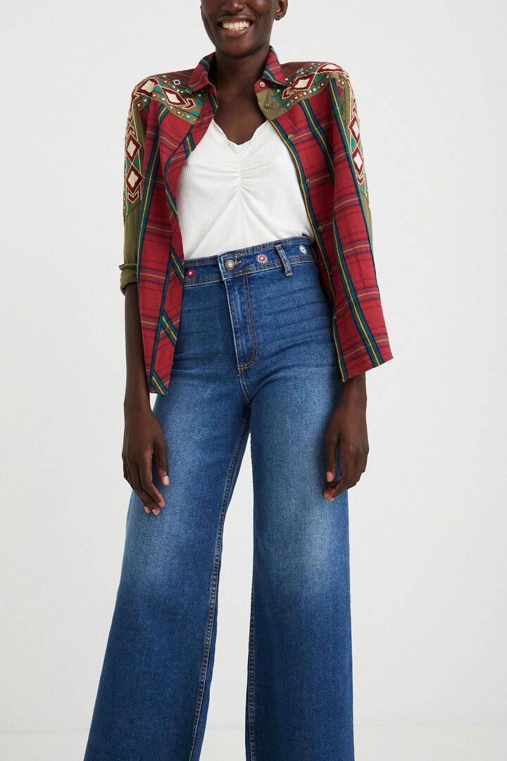 Boho tartan shirt | Desigual