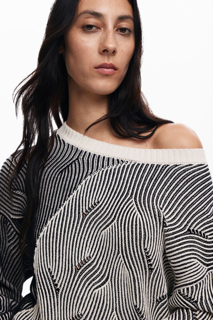 Jersey de punto bicolor | Desigual